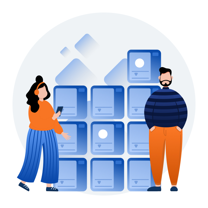 Illustration of a 3D printing workflow